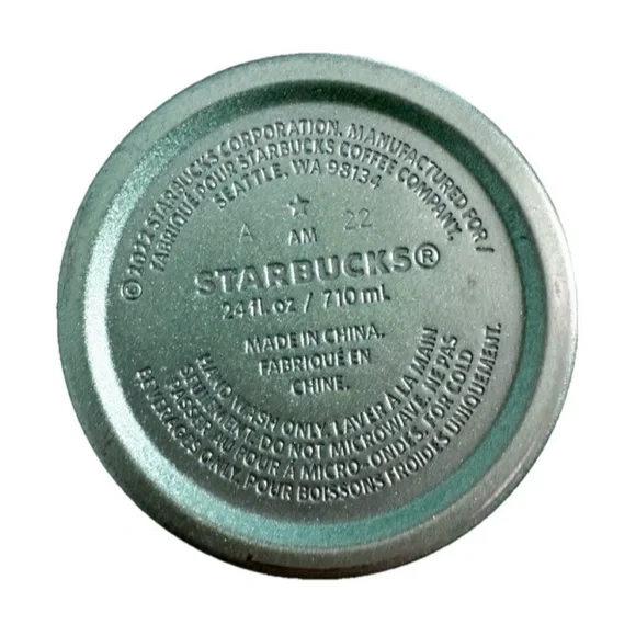 Starbucks 3 Pc Bundle 24oz Green Tumbler Blue Mug Reusable Cup - Picture 10 of 10